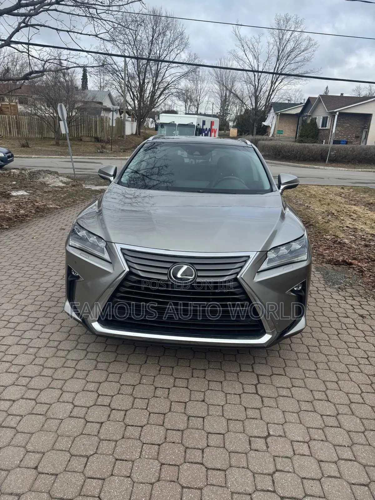 Lexus RX 350 FWD 2017 Gold