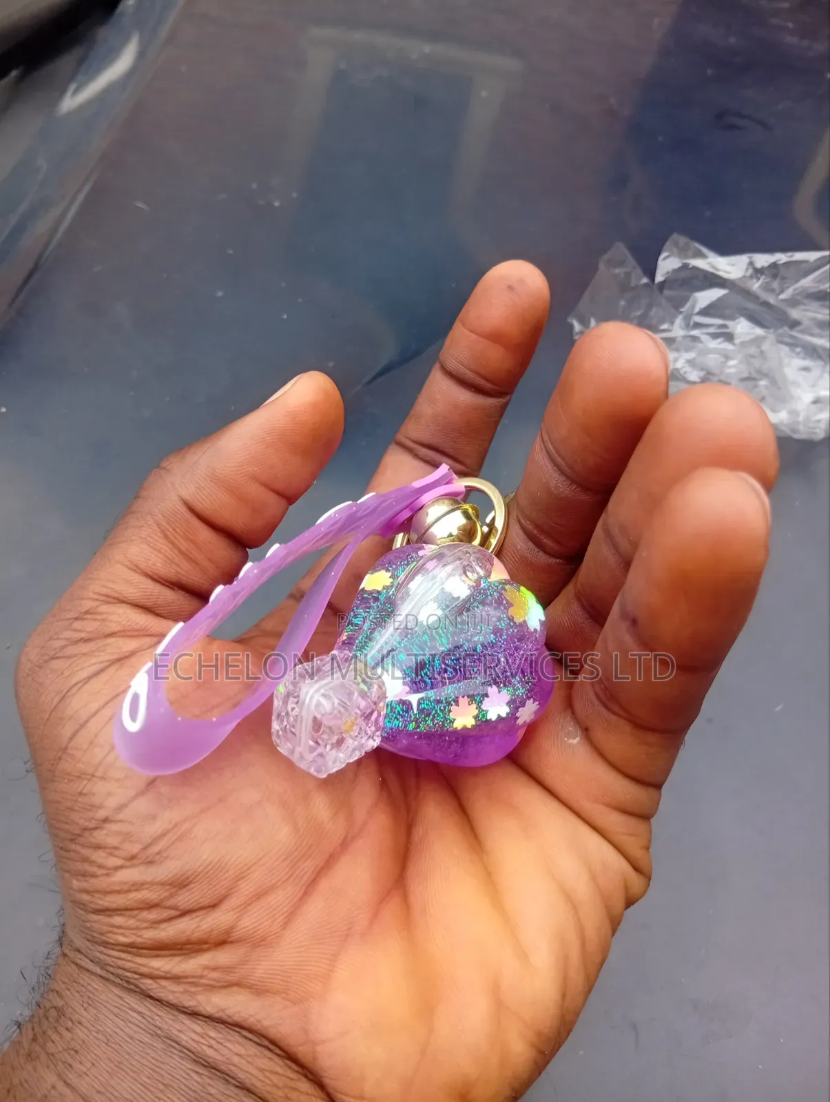 Aesthetic Liquid Quicksand Hot Air Balloon Keychain