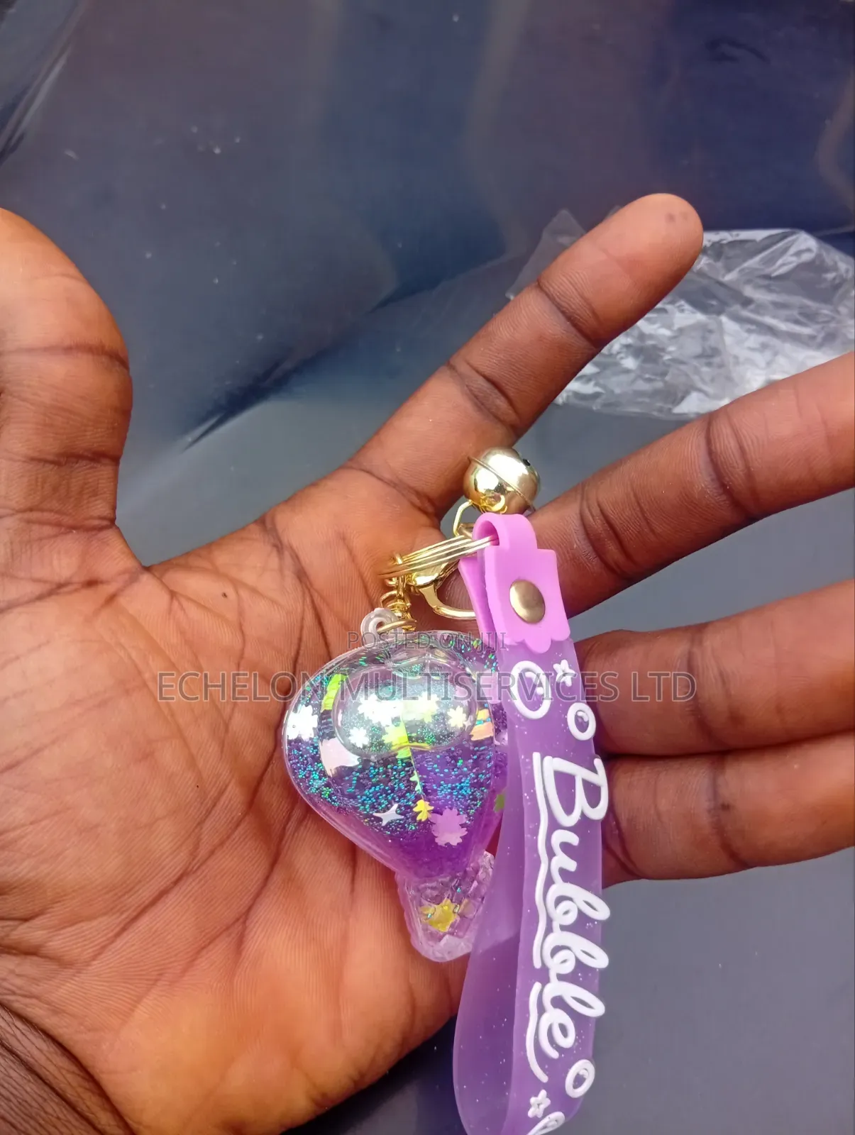 Aesthetic Liquid Quicksand Hot Air Balloon Keychain
