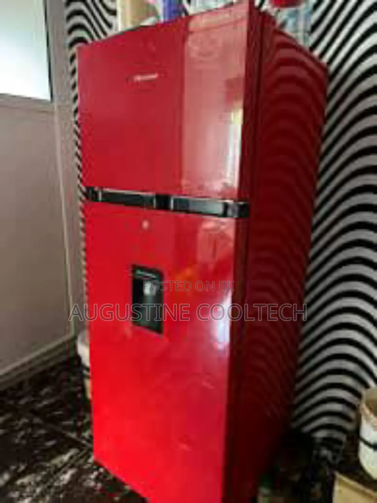 Brand New Hisense Refrigerator 205liters Red Colour With Dispenser