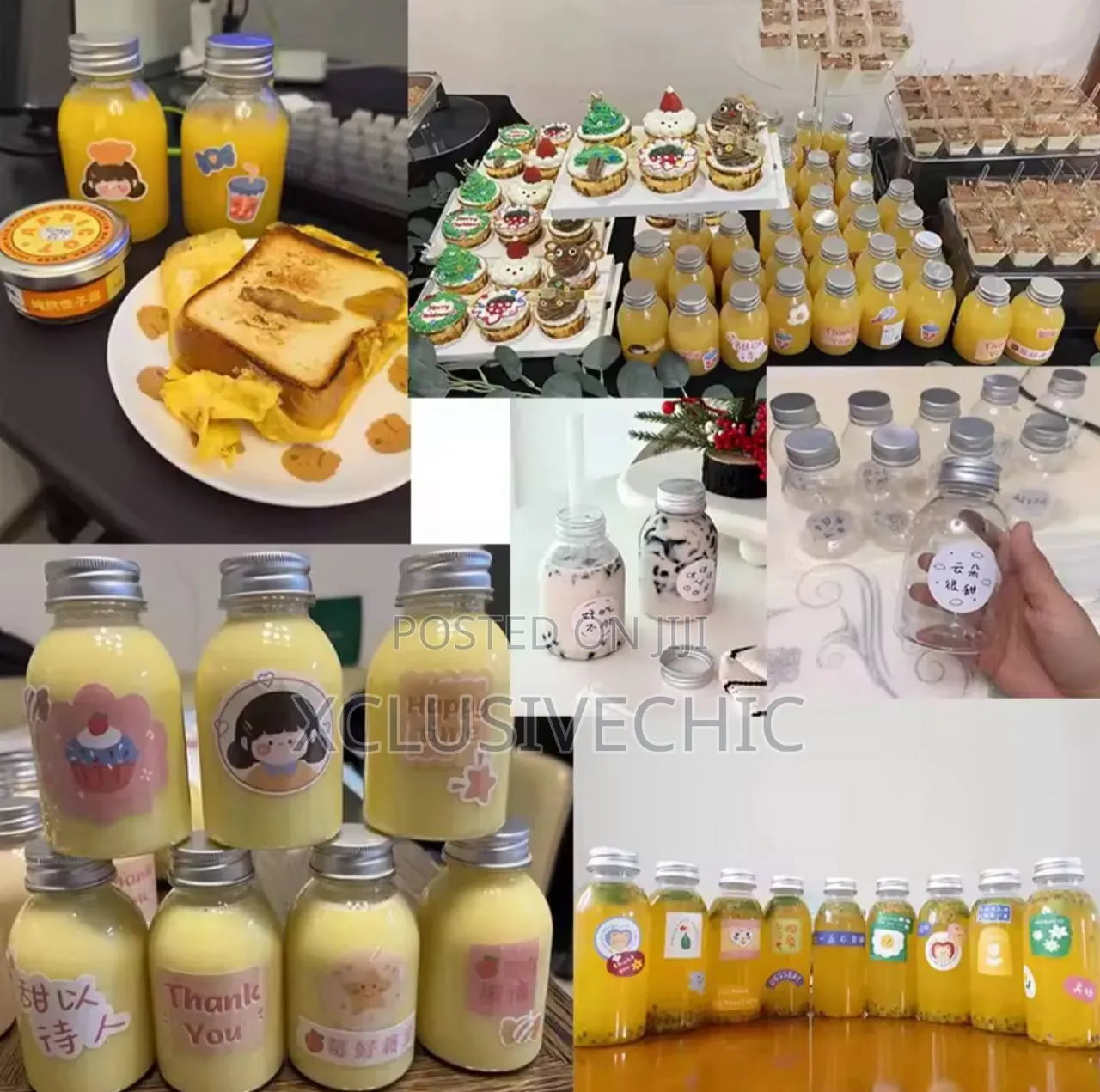 Milk Tea Cup Beverage Bottle Juice Portable Storage Bottle