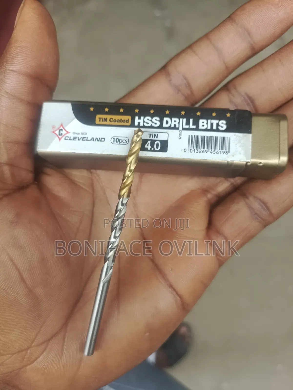 HSS TiN-Coated Titanium Nitride Drill Bit 4mm