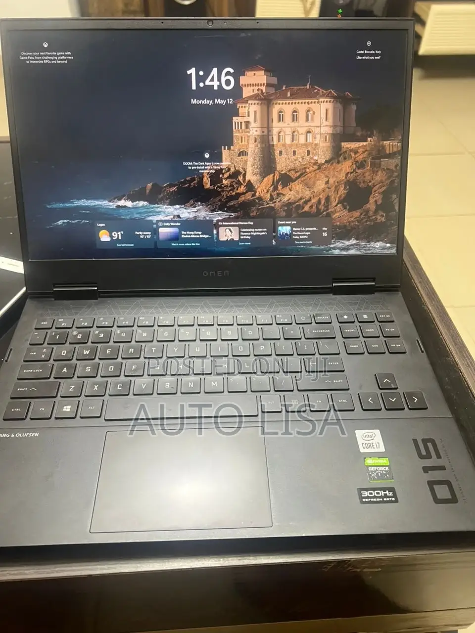 Laptop HP Omen 17 16GB Intel Core i7 SSD 512GB