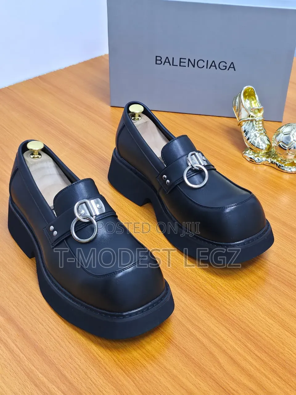 Premium Quality Balllenciaga Matte Black High Sole Designer Shoes