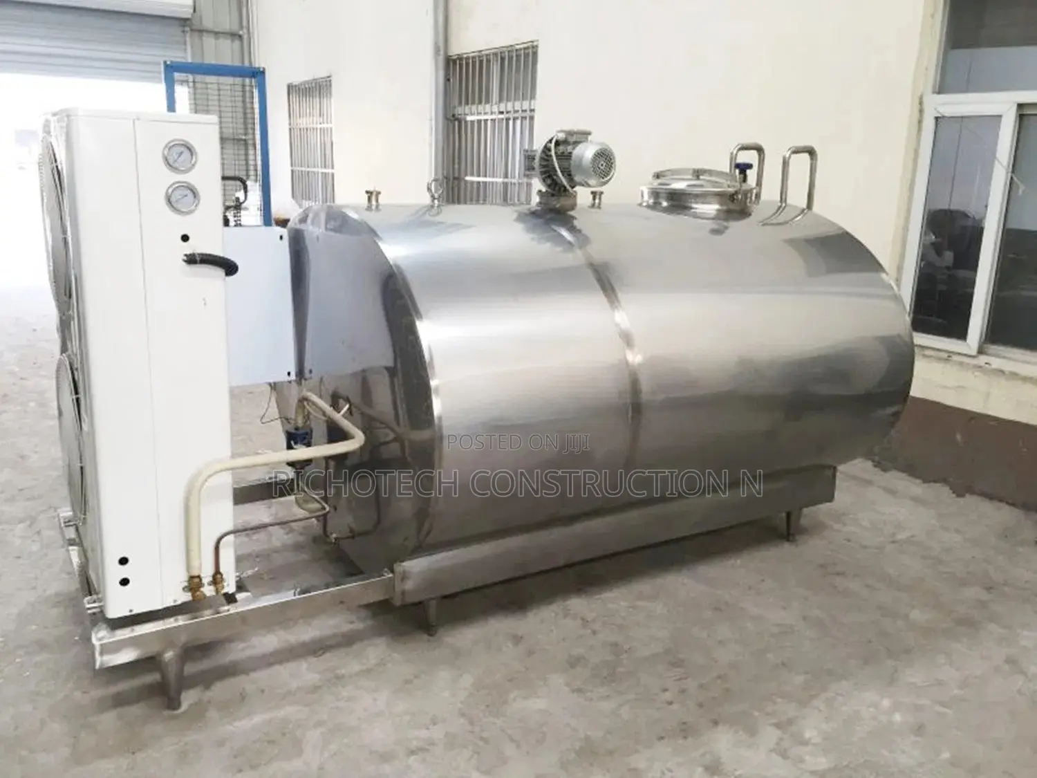 Stainless Steel Automated Homogenizer/Pasteurizer/Chiller Tank