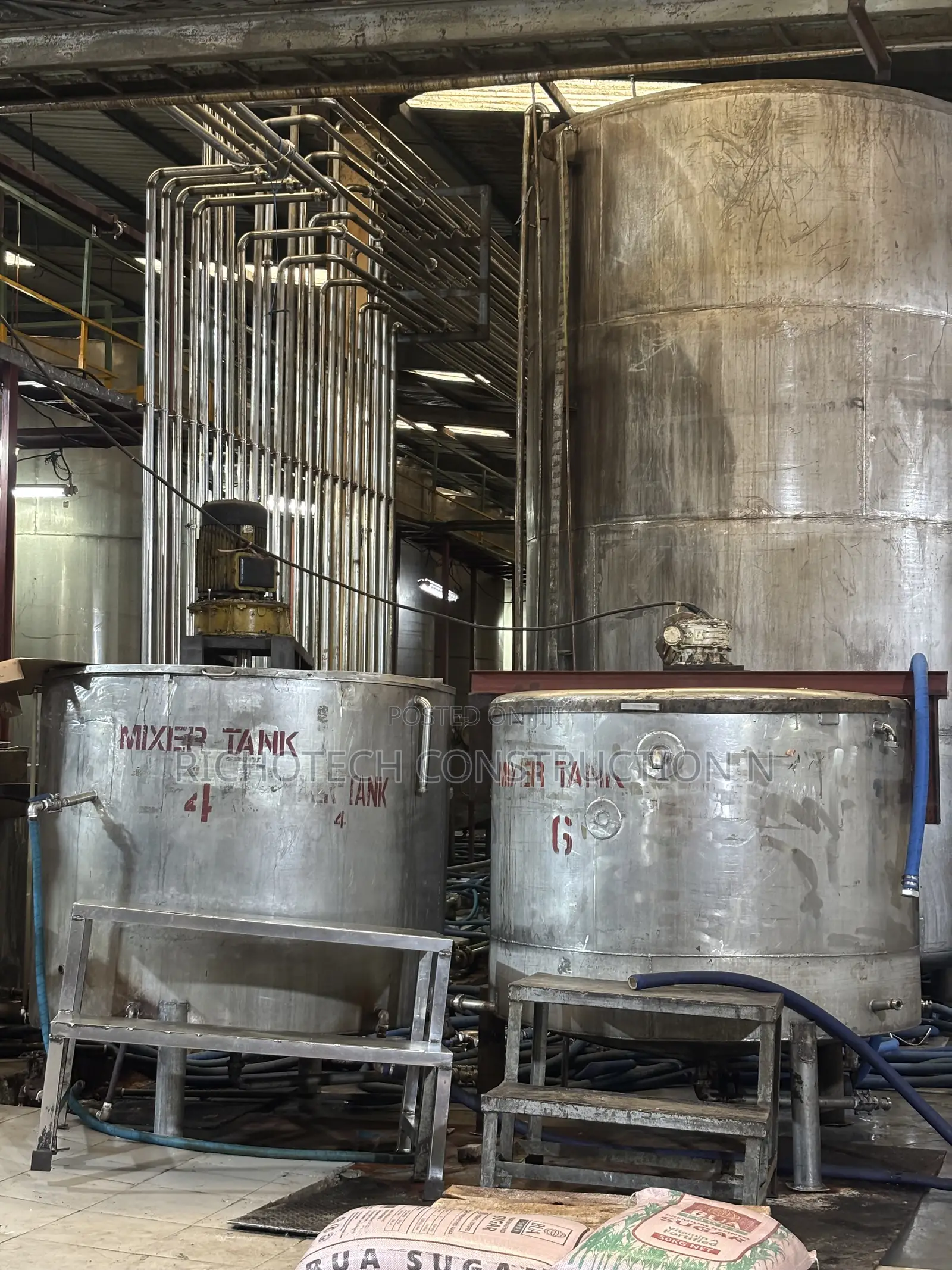 Stainless Steel Automated Homogenizer/Pasteurizer/Chiller Tank