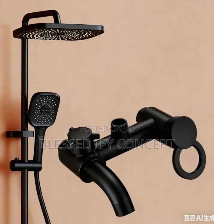 Quality Black Set Shower Mixer