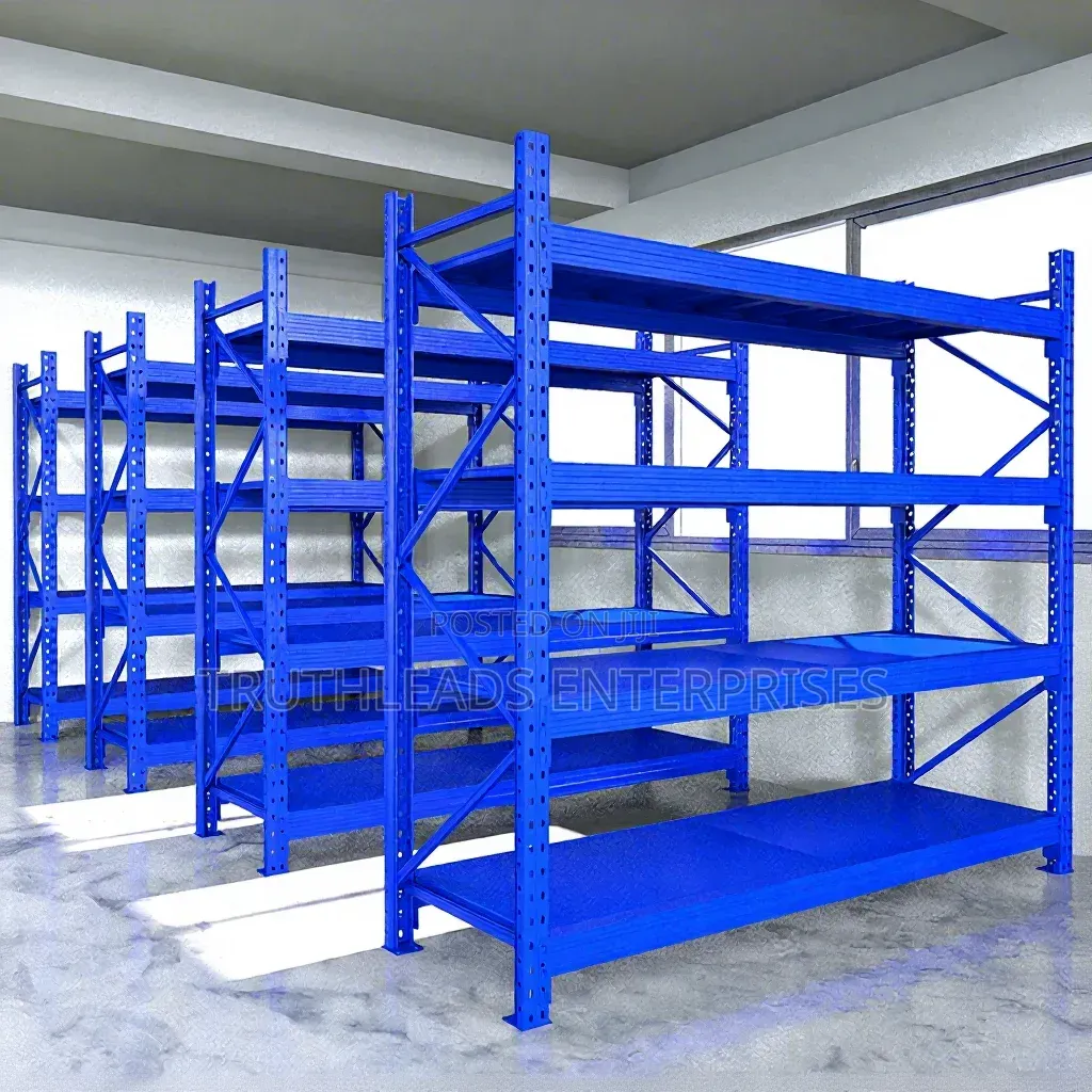 Heavy Duty 4 Tier Metal Shelving Storage Rack System