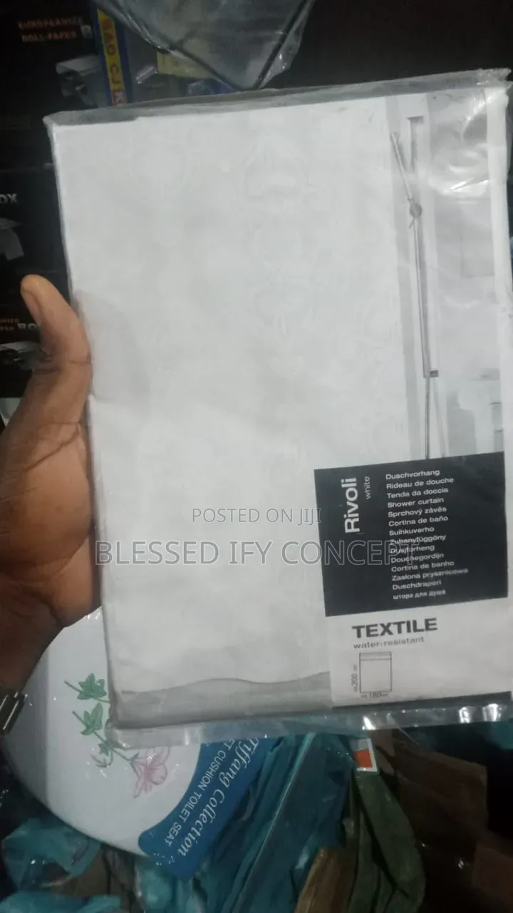 High Quality Thick Shower Curtain, Also Available in Different Colors