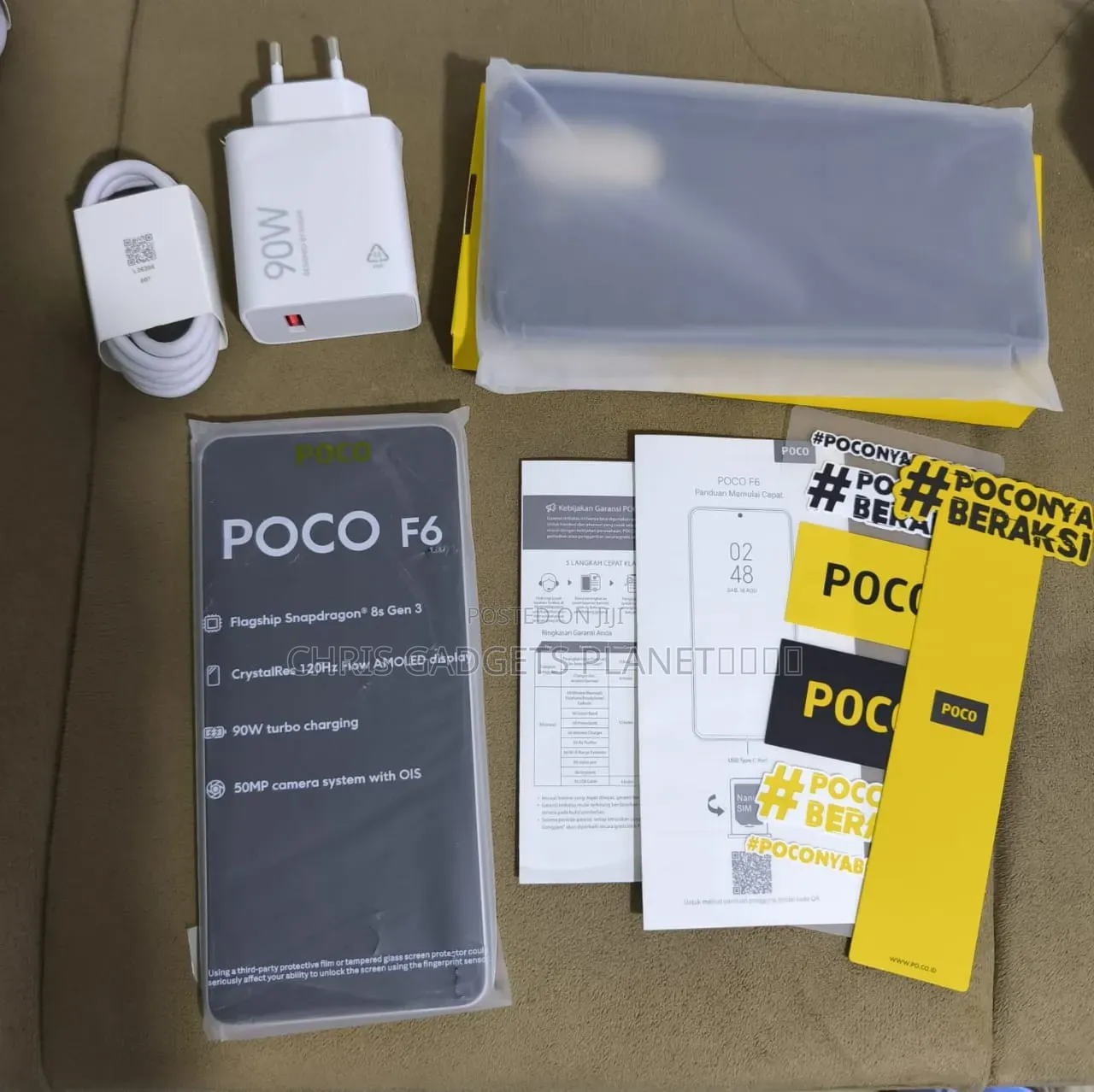 New Xiaomi Poco F6 512 GB Silver