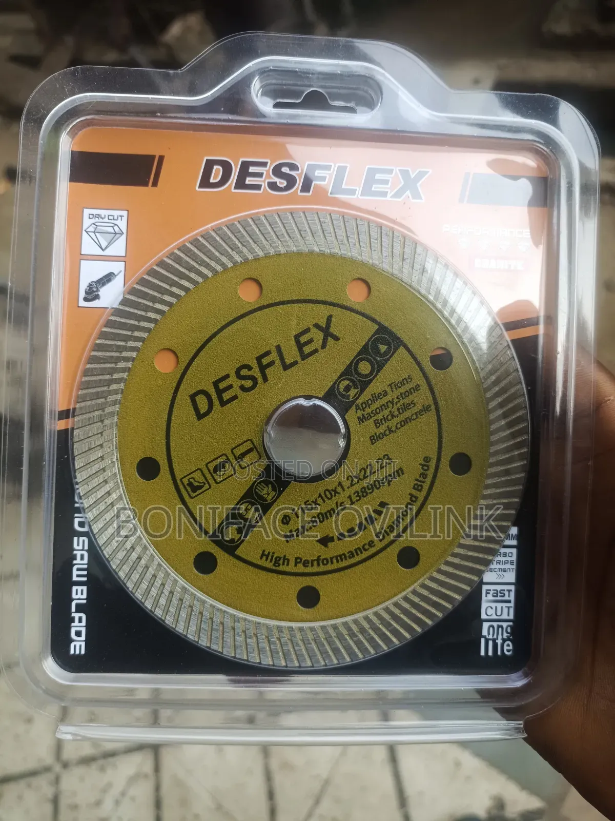 Diamond Saw Blade, 4 1⁄2 Inch (115mm)