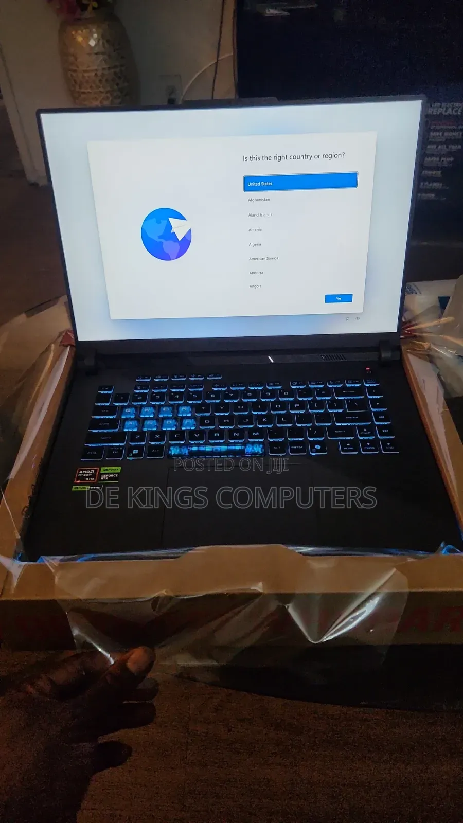 New Laptop Asus ROG Strix G16 16GB AMD Ryzen 9 SSD 1T