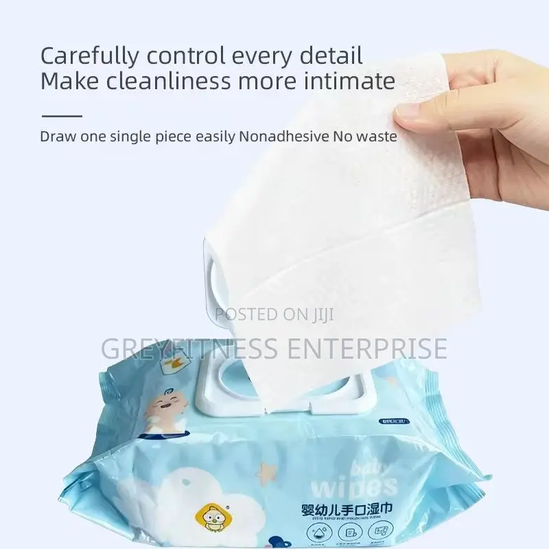 Thick and Fluffy Baby and Face Wipes 80pcs