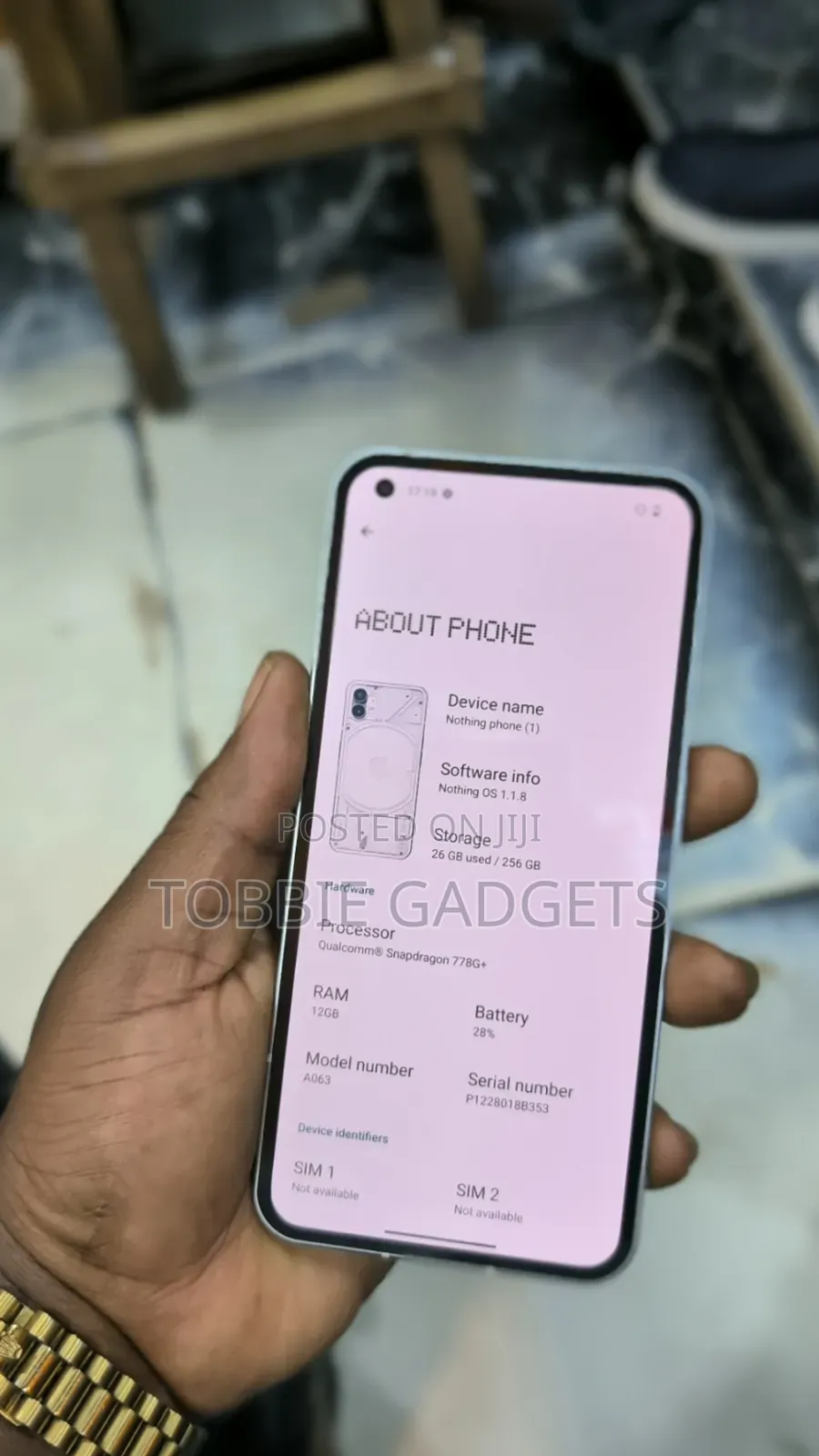 Nothing Phone 1 256 GB White