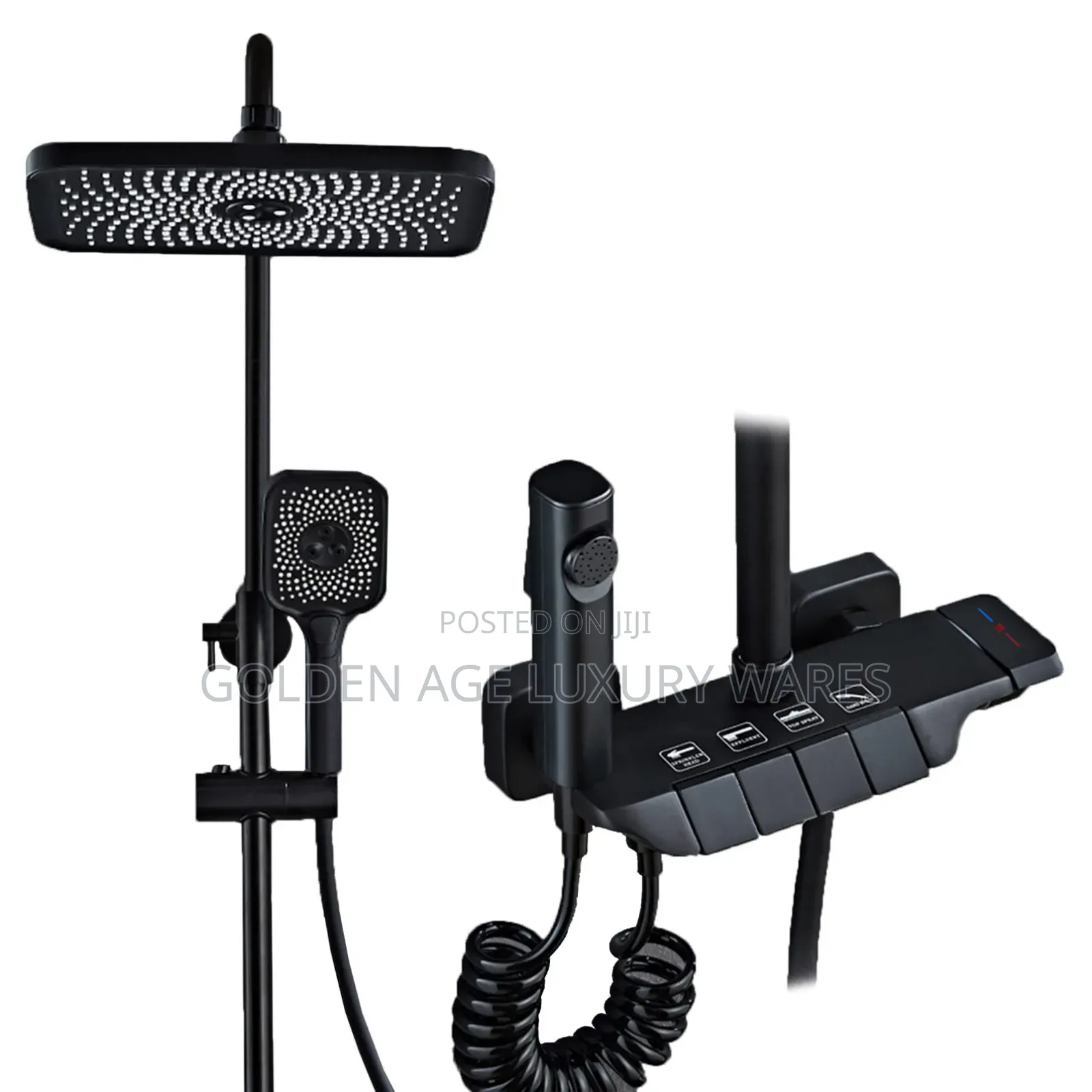 Black Piano Shower P21c