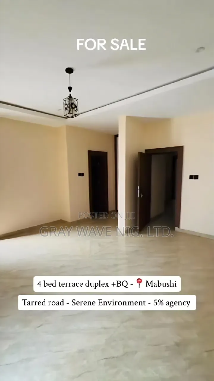4bdrm Townhouse/Terrace in Mabushi for sale