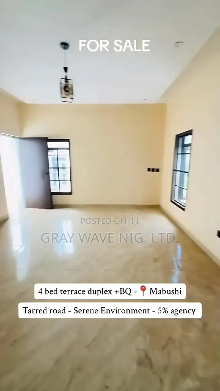 4bdrm Townhouse/Terrace in Mabushi for sale