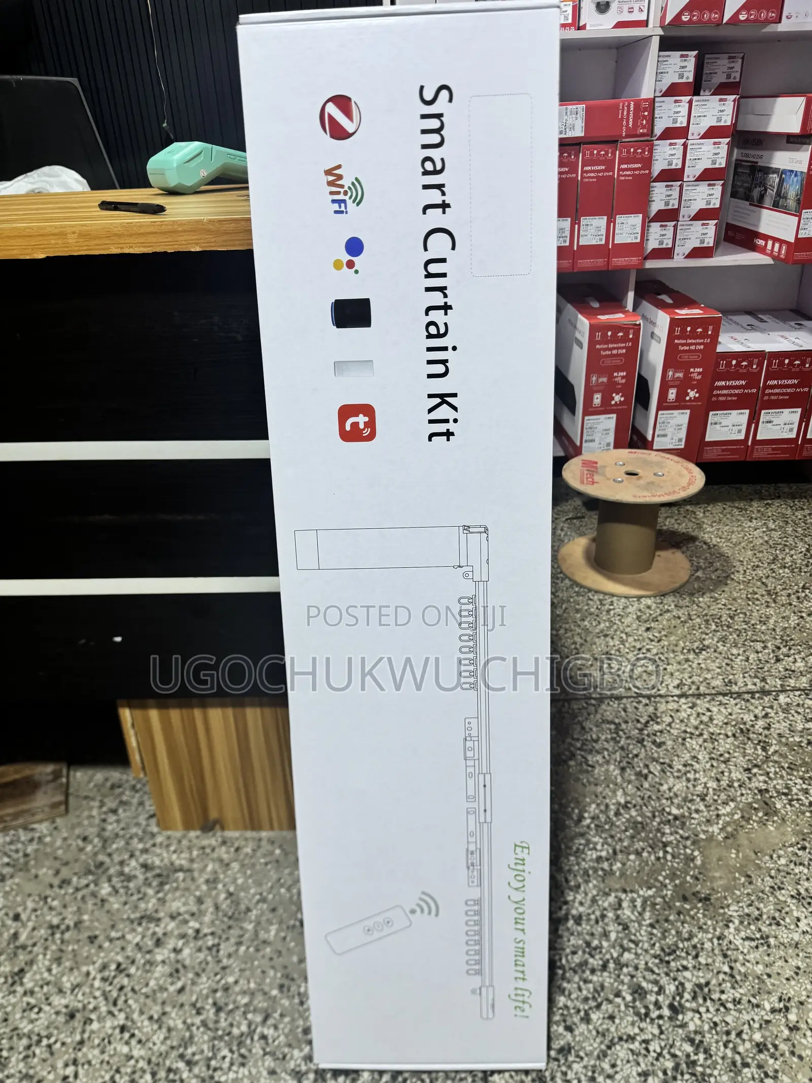 Tuya Smart Curtain 6.2m - Automatic Motorized Smart Curtain
