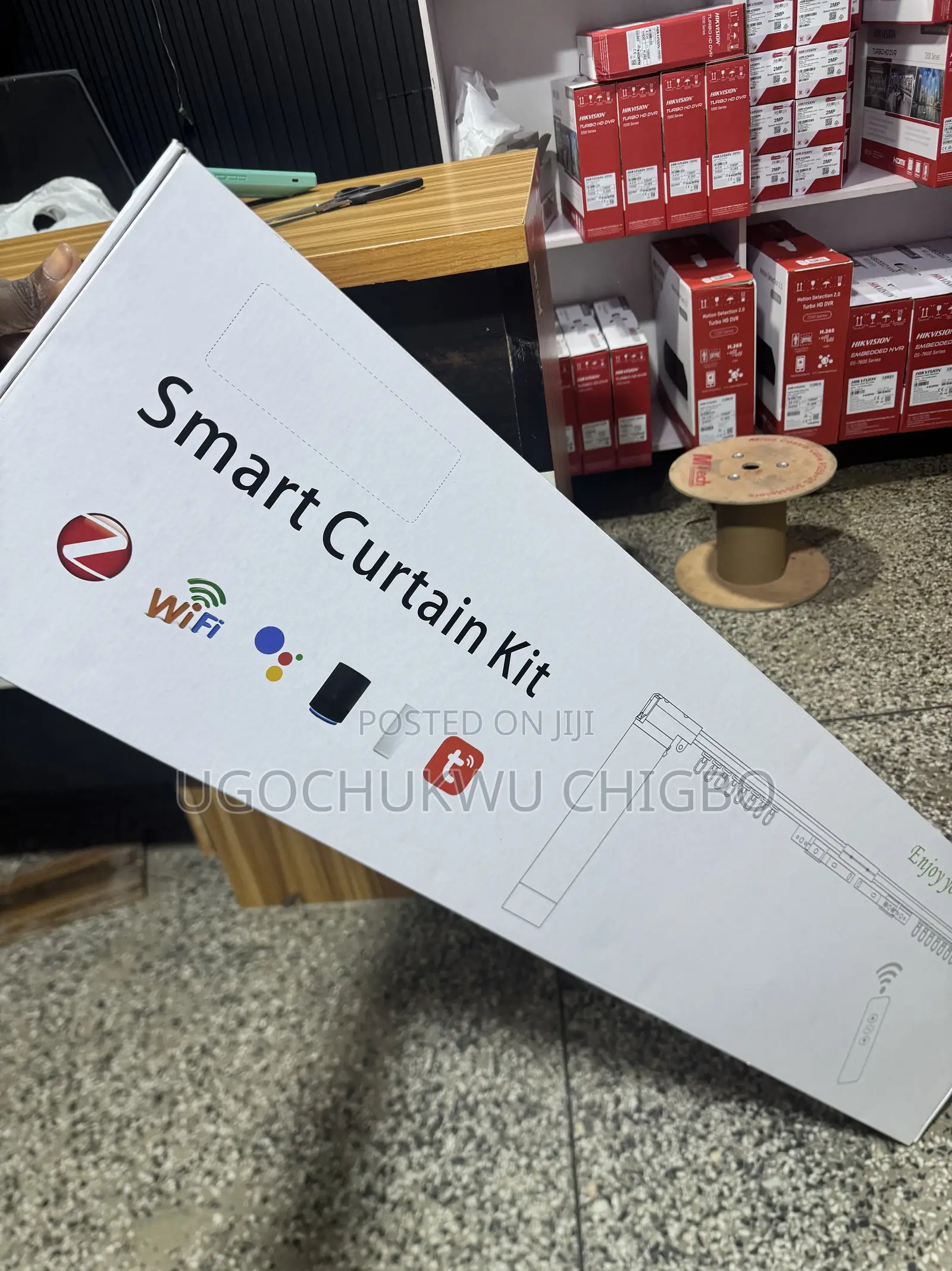 Tuya Smart Curtain 6.2m - Automatic Motorized Smart Curtain