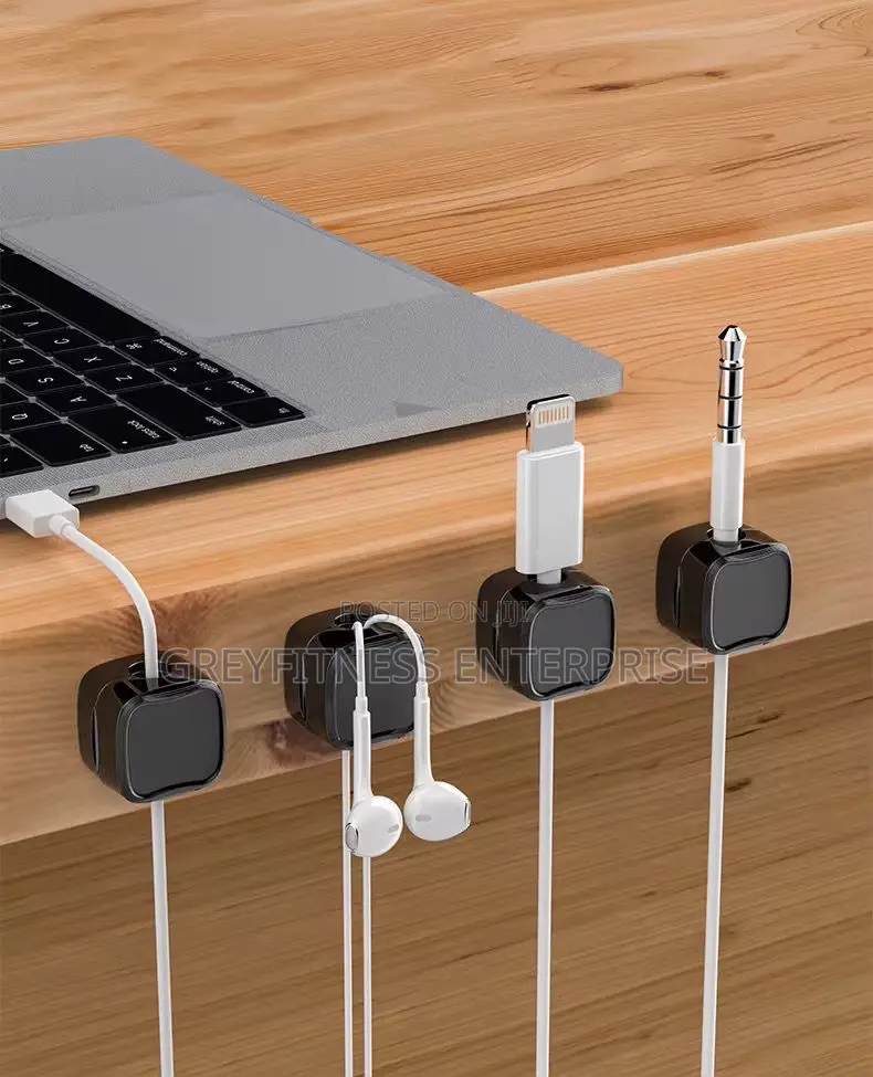 Office and Home Adhesive Cable Organiser 3pcs