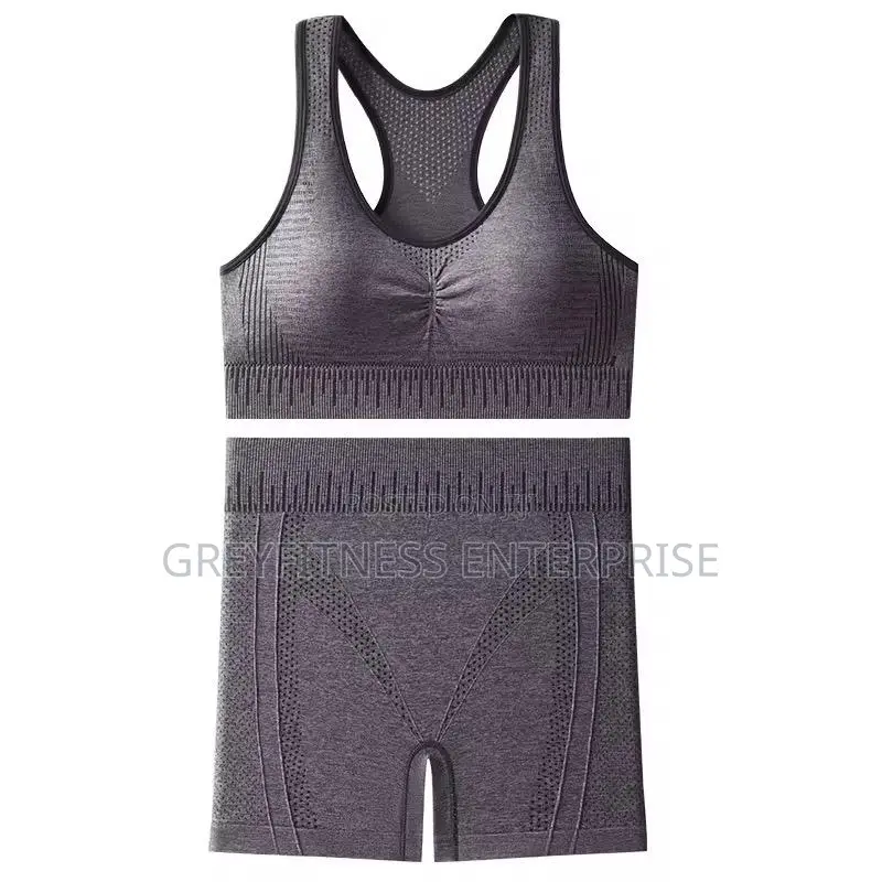 2pcs Gymwear Set Shorts and Bra Top