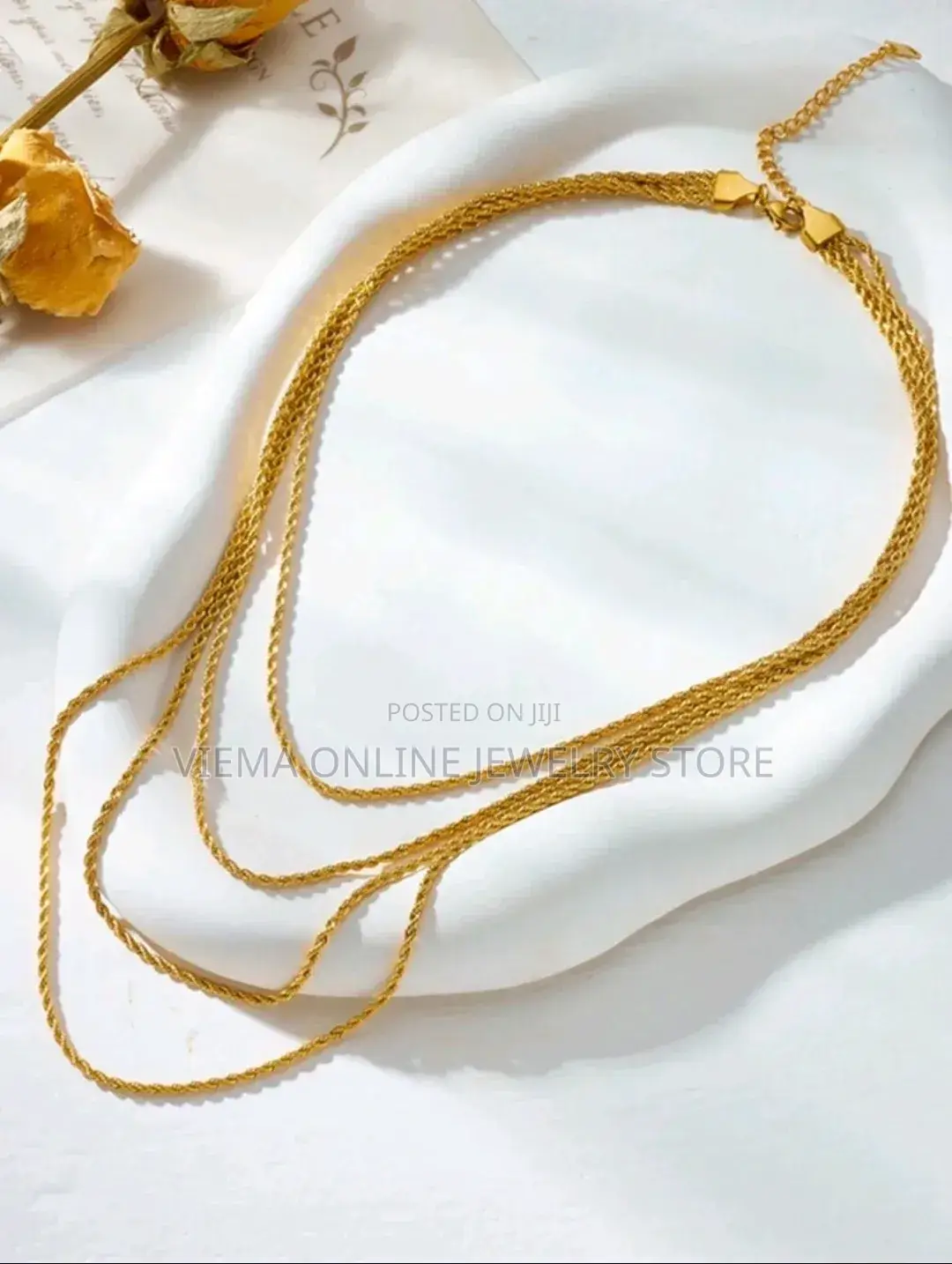 4-Layered Stainless Steel Necklace