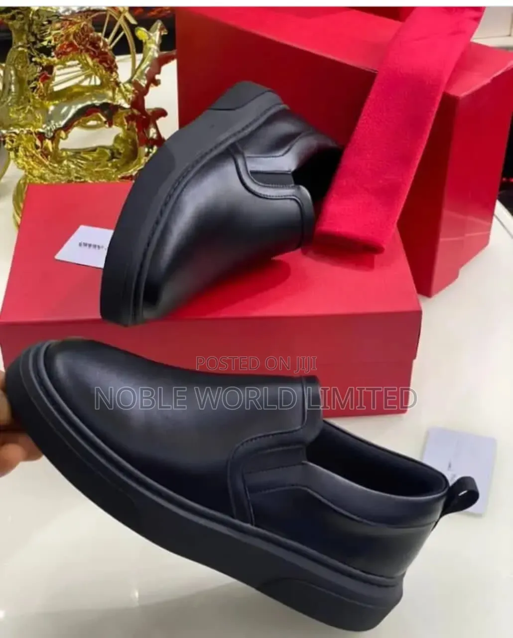Elegant Black Solid Shoes ABL 6d