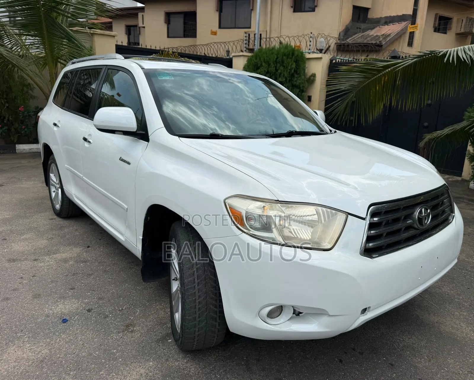 Toyota Highlander Limited 2008 White