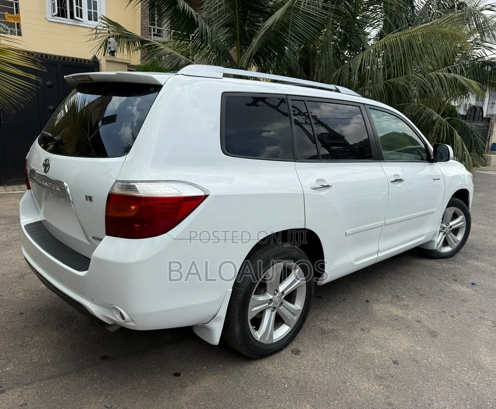 Toyota Highlander Limited 2008 White