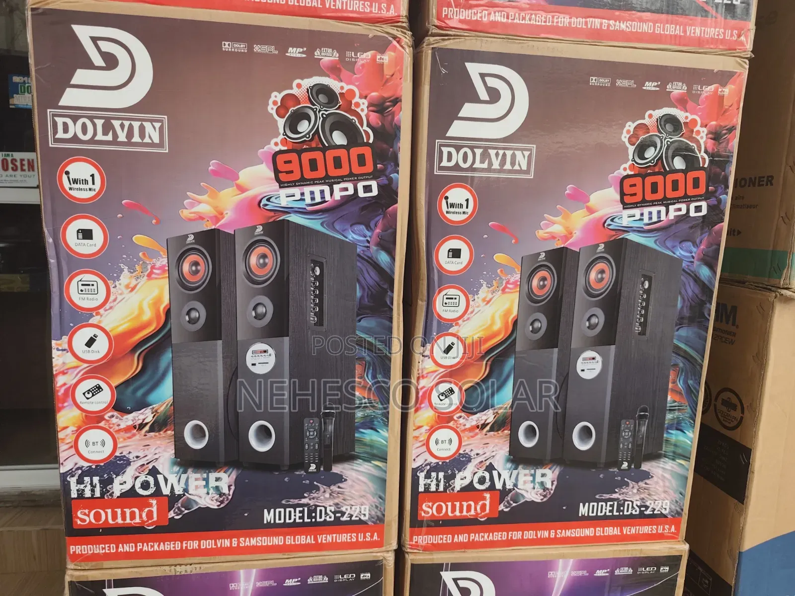 Premium Dolvyn Bluetooth Speaker With Wireless Microphone