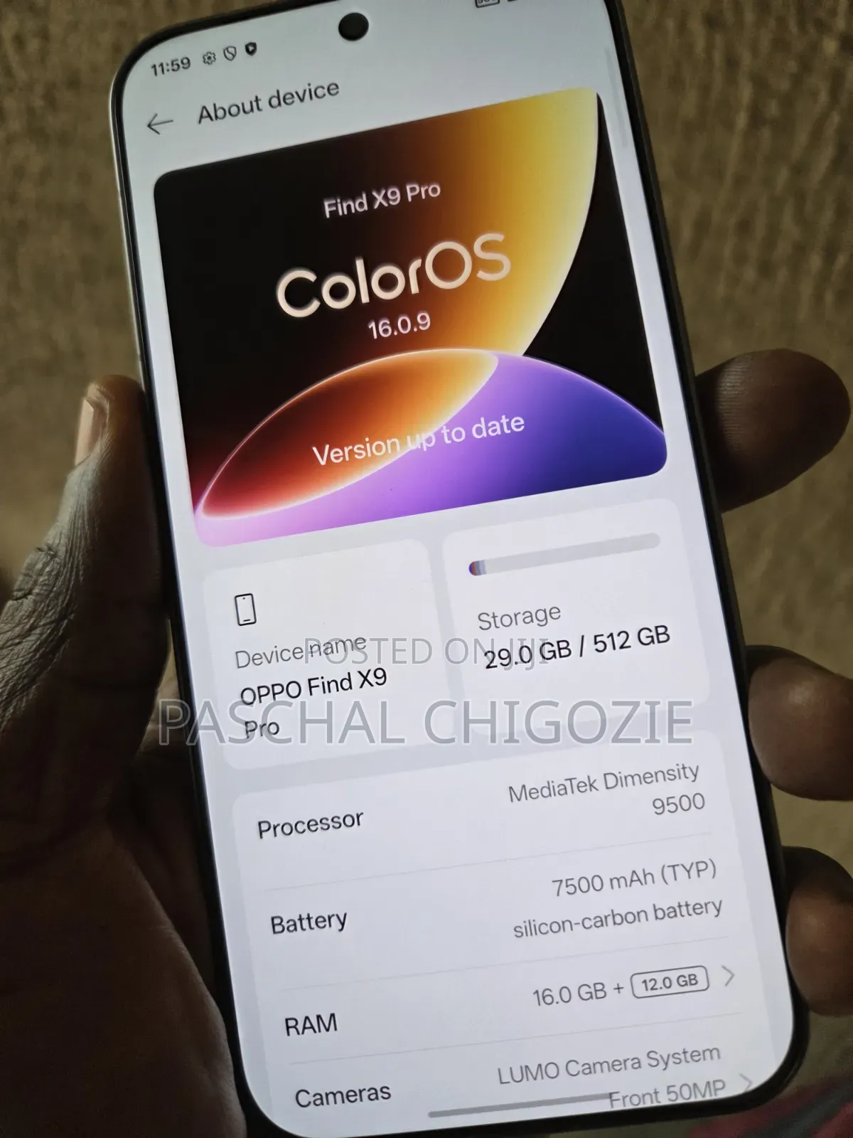New Oppo Find X9 Pro 512 GB Gray