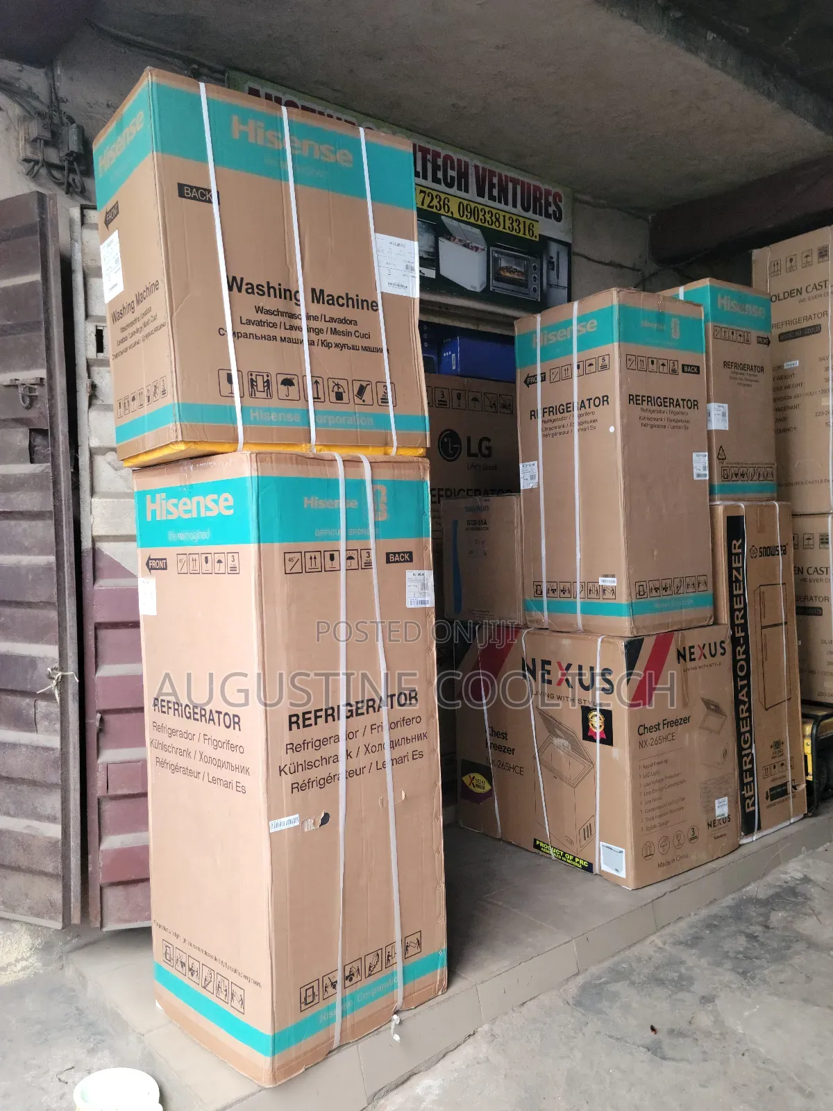 Brand New Hisense Refrigerator 205liters Red Colour With Dispenser