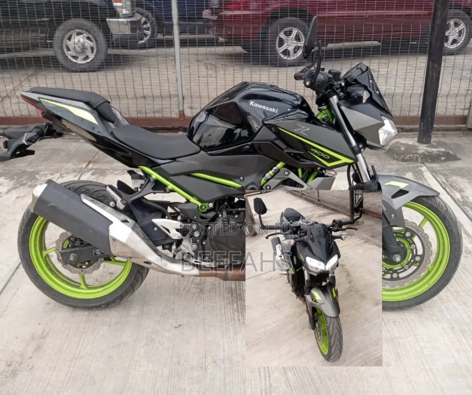 Kawasaki Z400 2022 Green