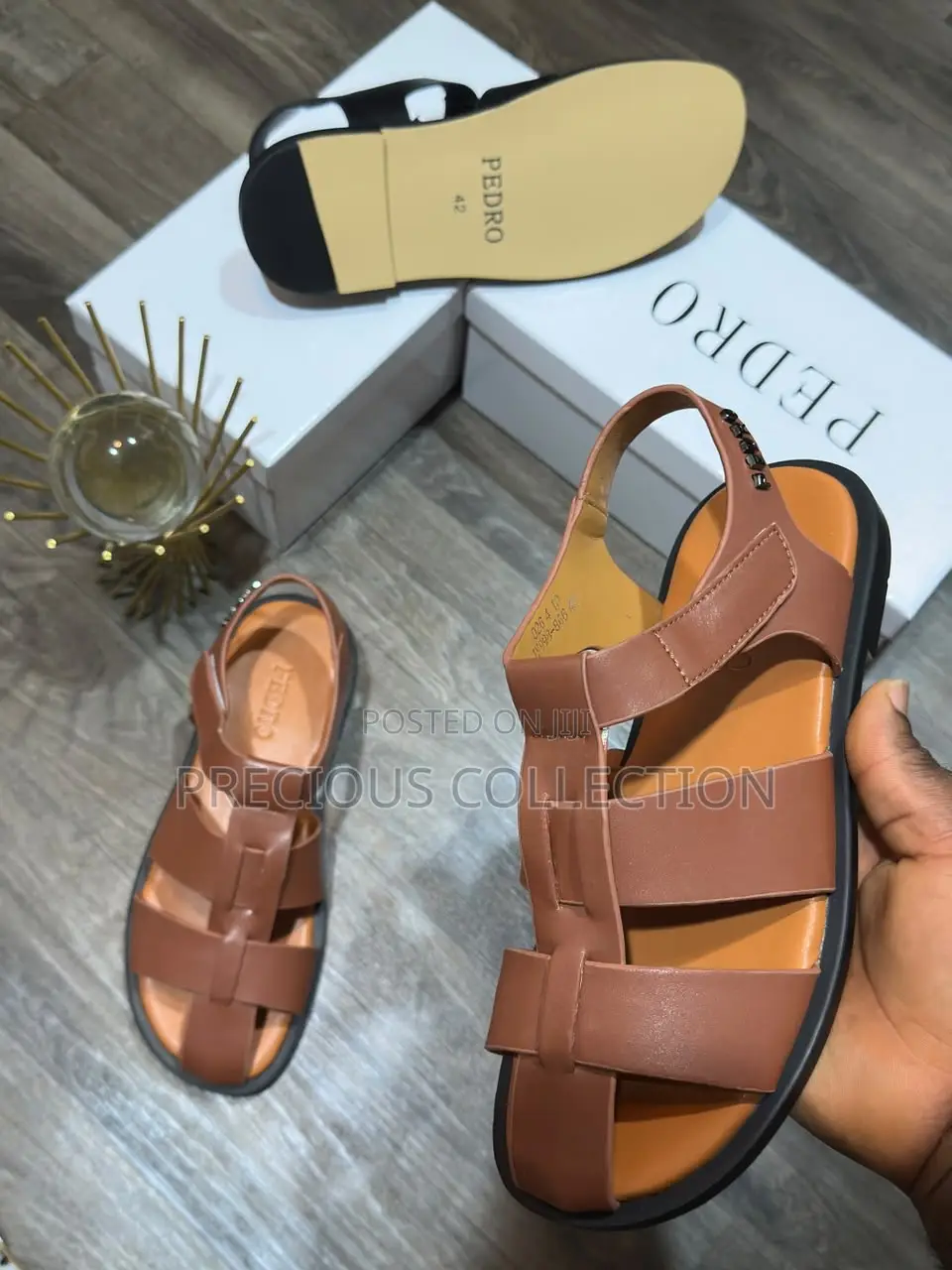 Men’s Luxury Pedro Basket Sandal