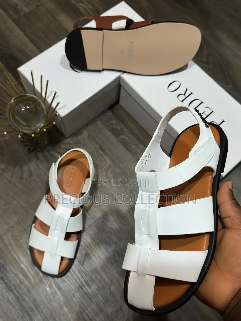 Men’s Luxury Pedro Basket Sandal