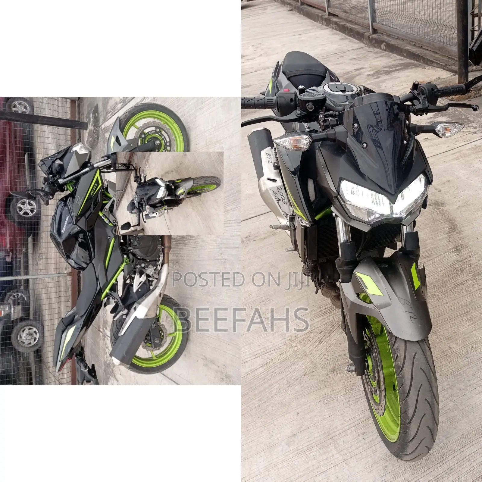 Kawasaki Z400 2022 Green