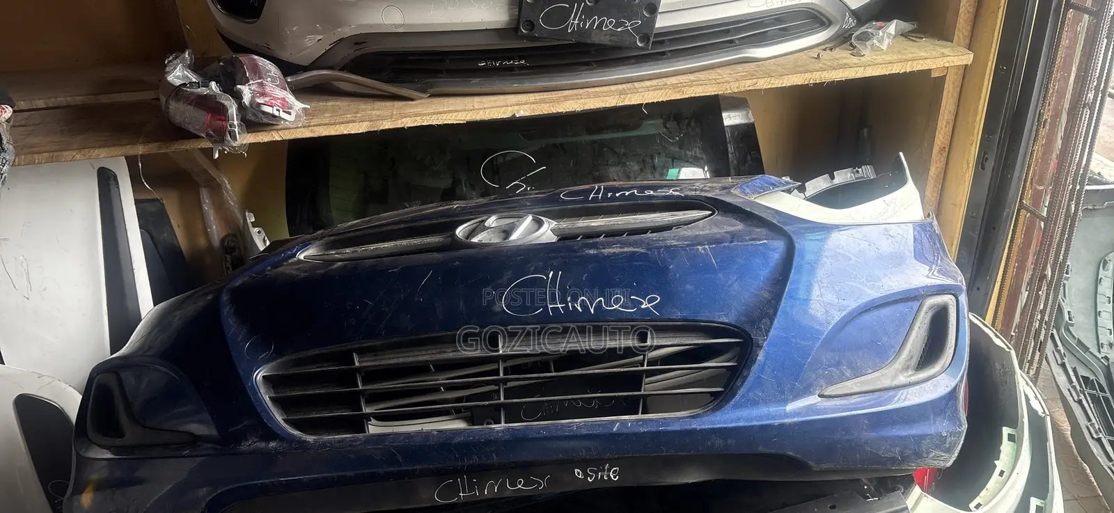 Replacement for Complete Front Bumper Hyundai Acent 2012 2013