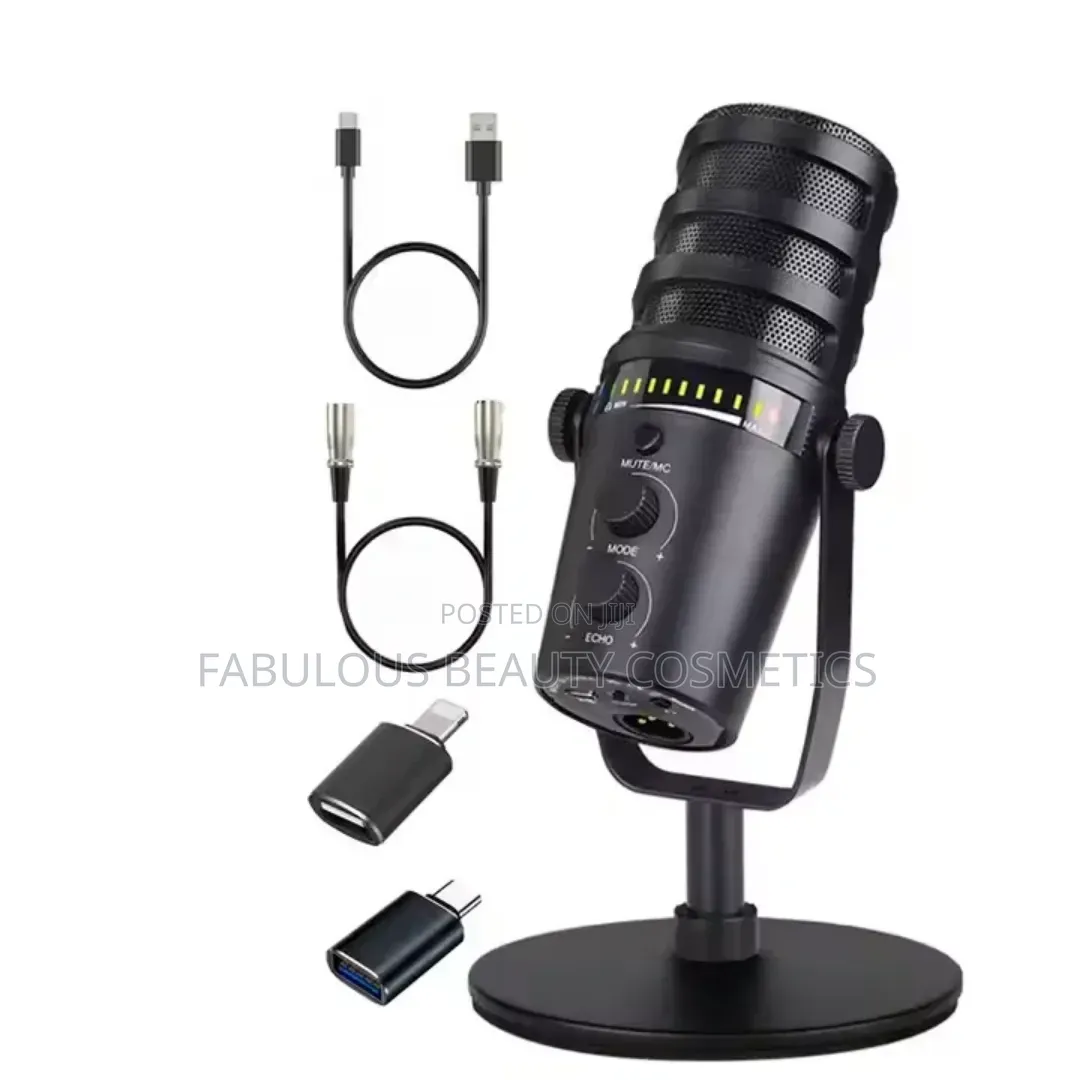 Daakro Dynamic Microphone, XLR/USB Podcast