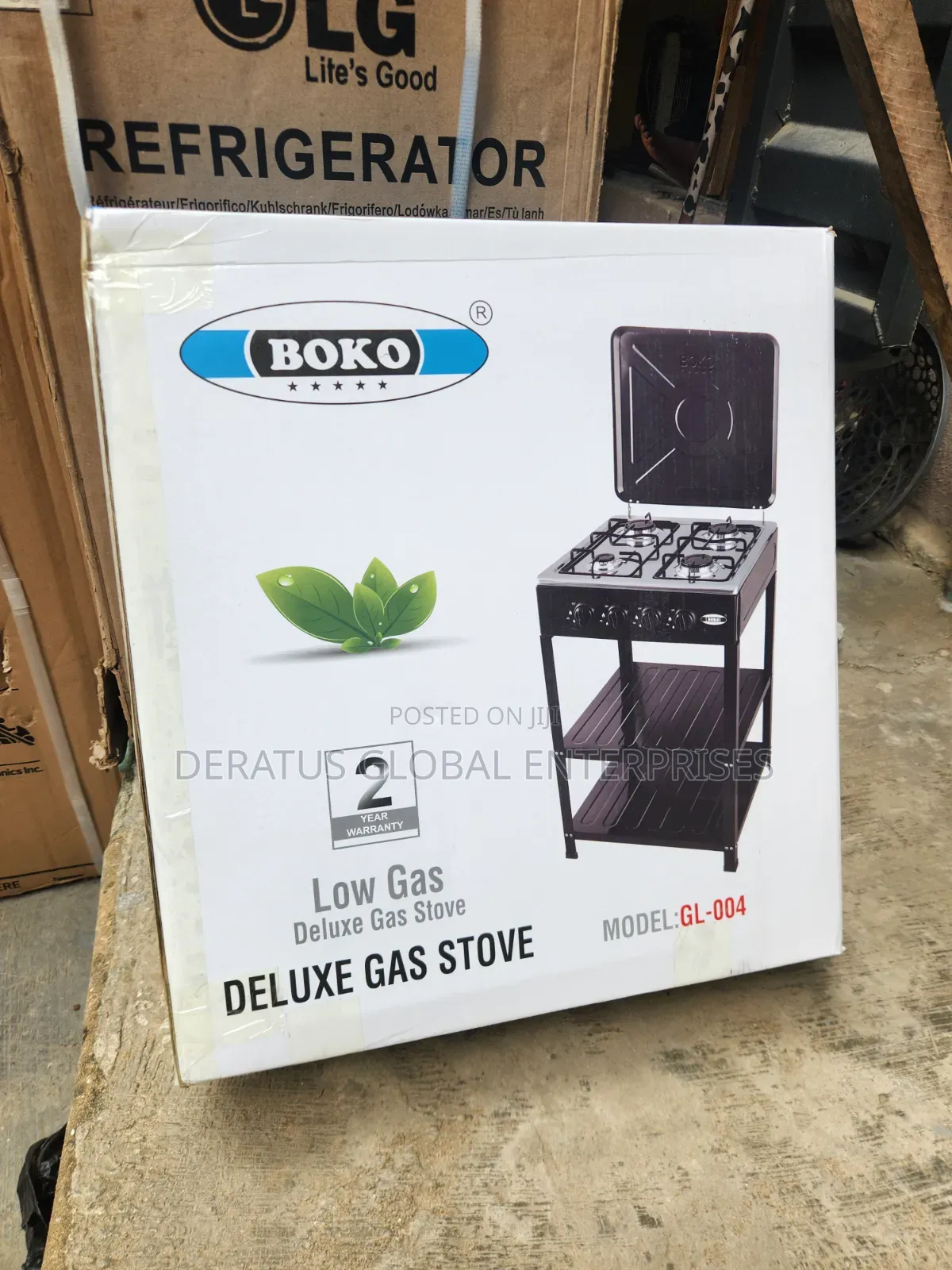 Premium BOKO GL-004 Gas Stove_ 4 Burners