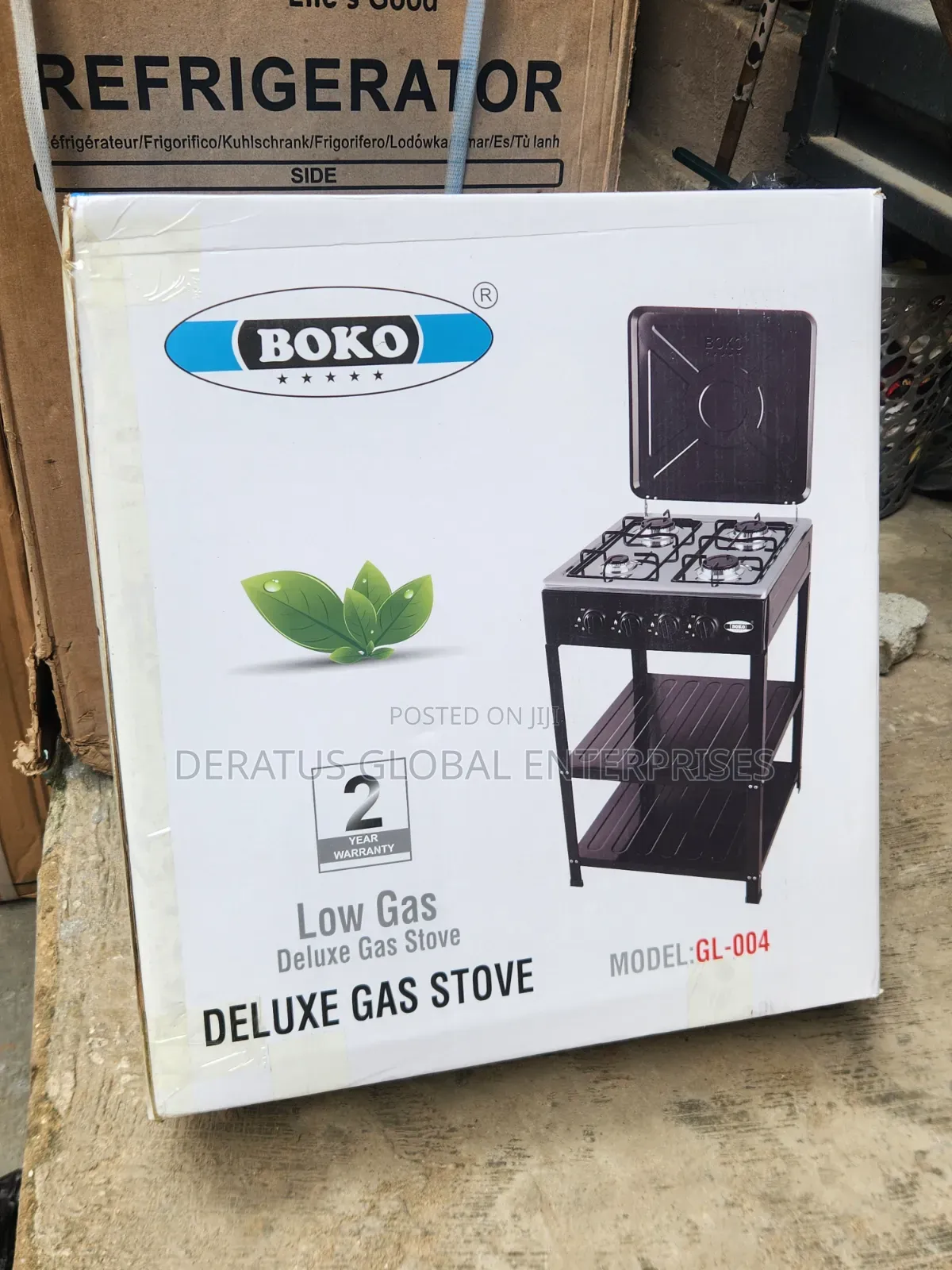 Premium BOKO GL-004 Gas Stove_ 4 Burners