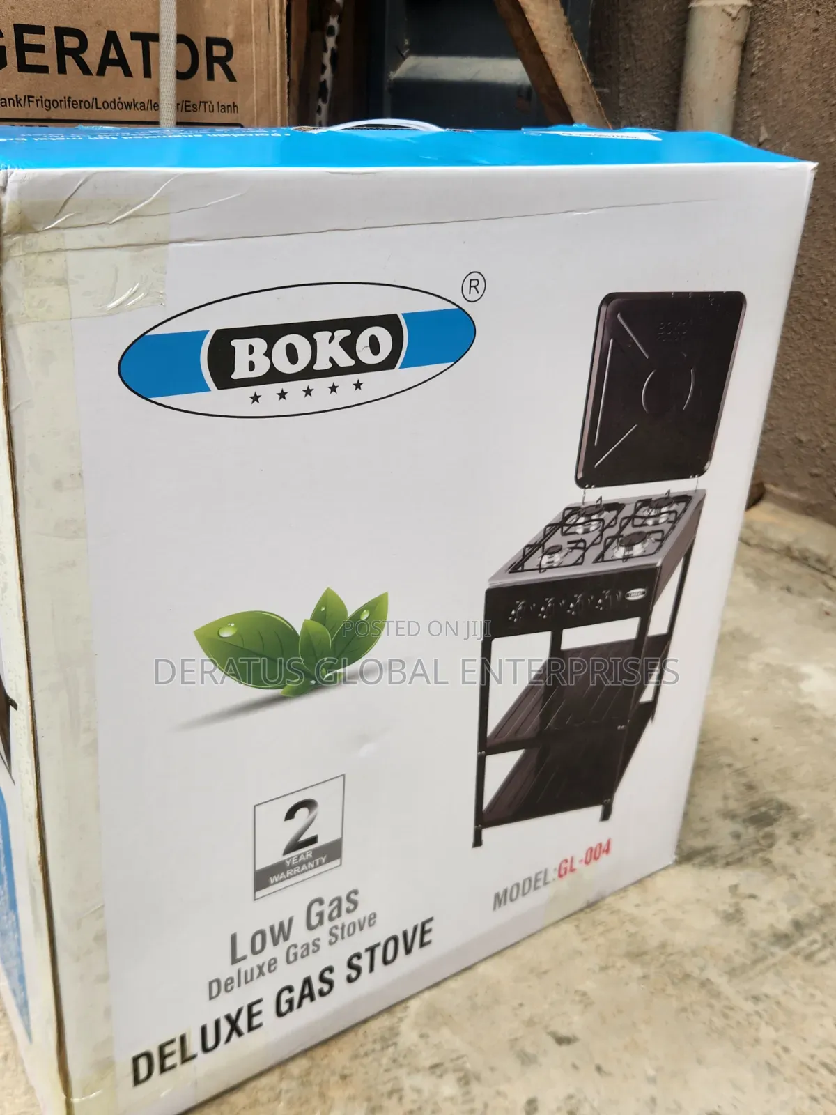 Heavy-Duty BOKO 4 Burner Gas Stove for Home Use