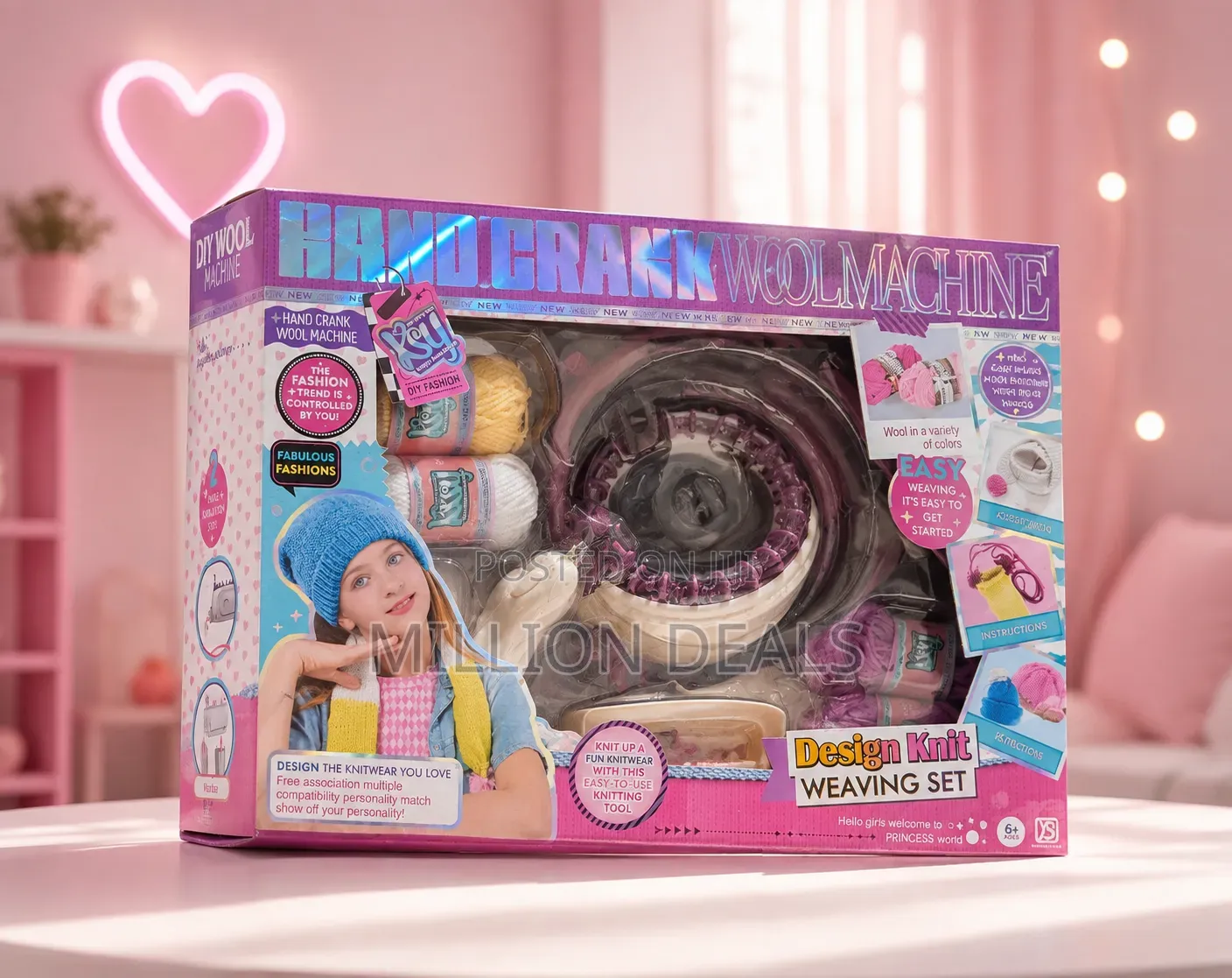 Band Grank Wool Machine Kids Toys Ages 6+