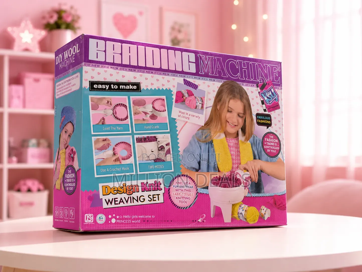 Band Grank Wool Machine Kids Toys Ages 6+