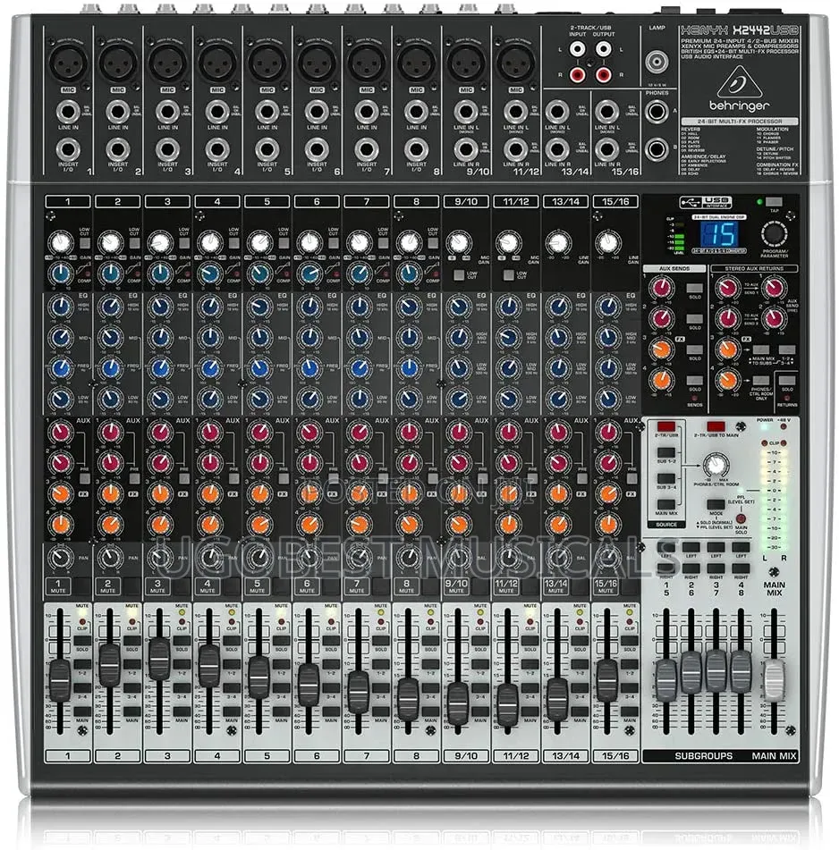 Behringer Xenyx X2442USB 24-Input With USB Audio Interface Multi-Fx