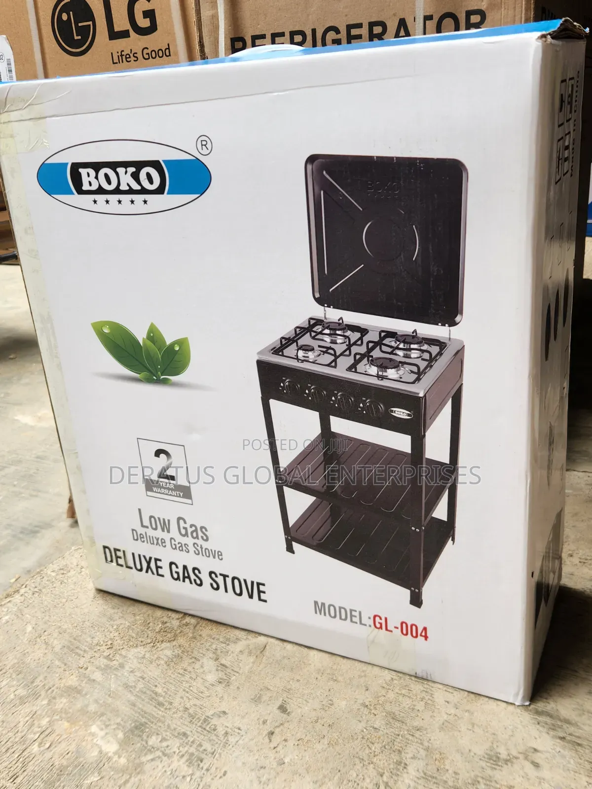 BOKO GL-004 Home Restaurant Gas Cooker _ New