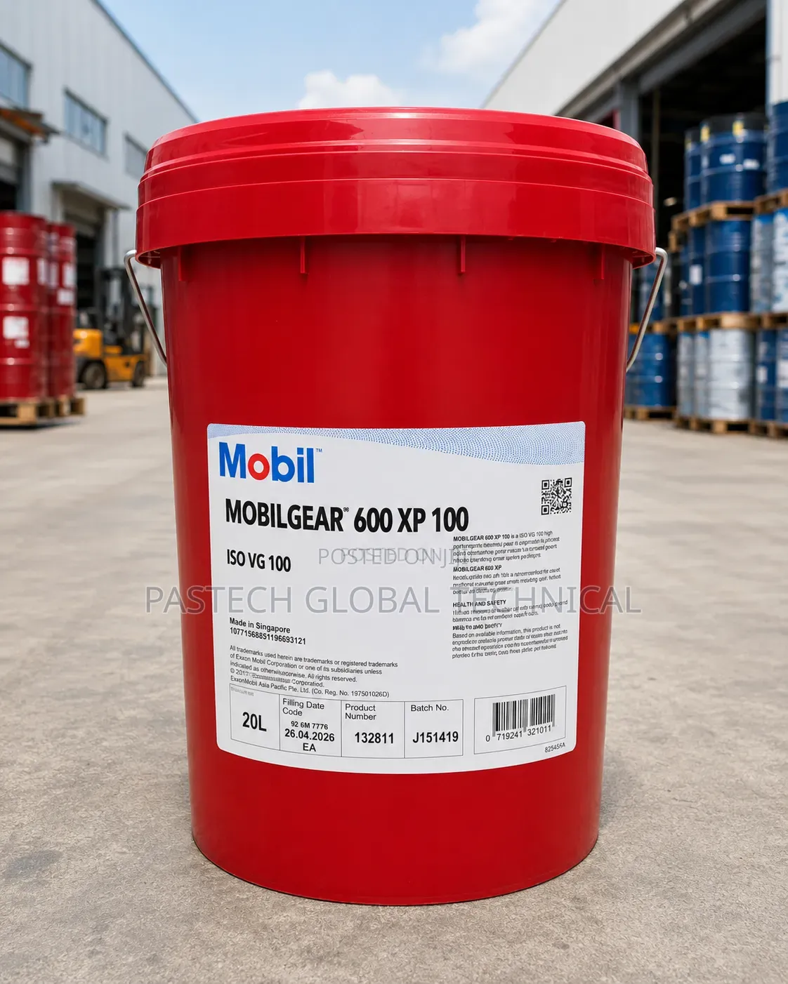 Mobilgear 600 XP 100 Industrial Gear Oil || 20L Bucket