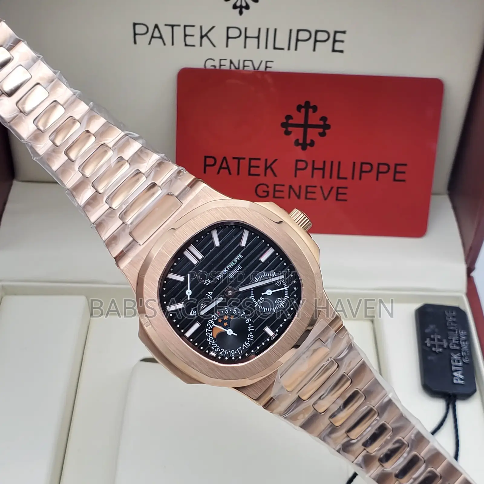 Executive Patek Philippe 3chrome Nautilus Moonphase