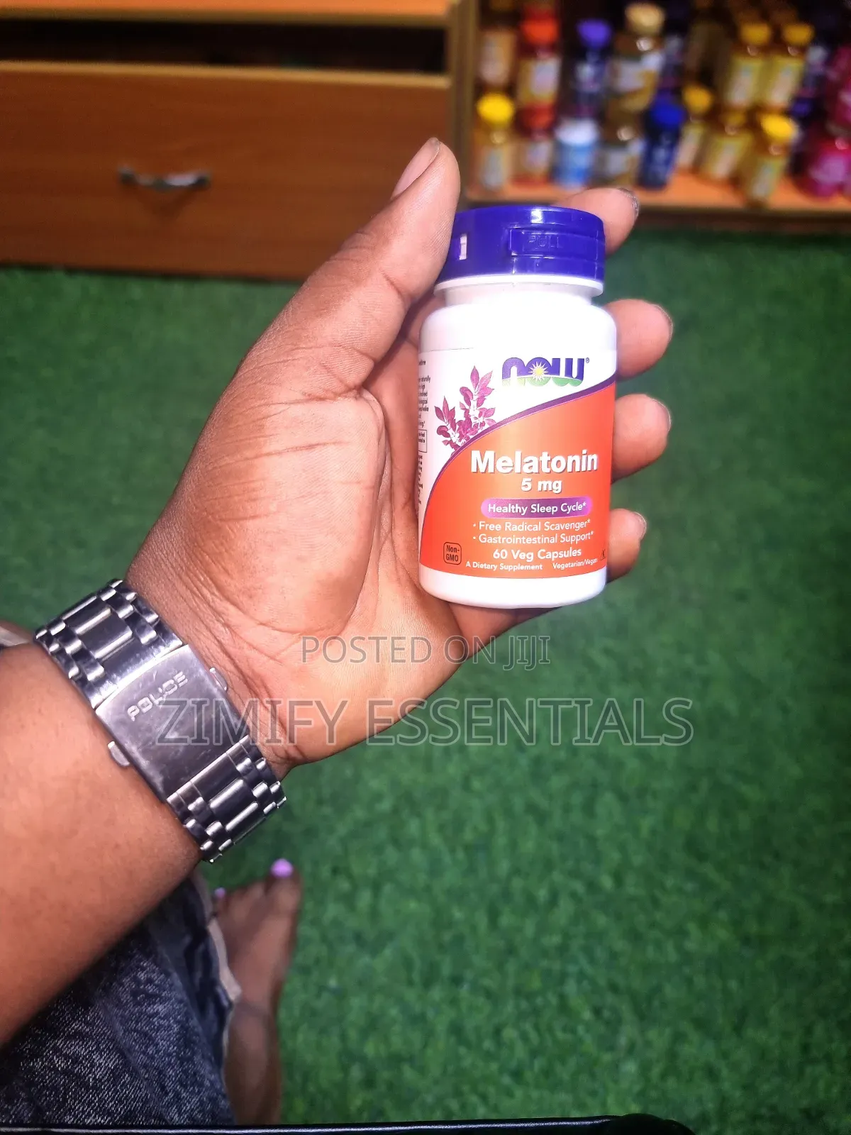 NOW Foods Melatonin 5mg Healthy Sleep Cycle Veg Capsules