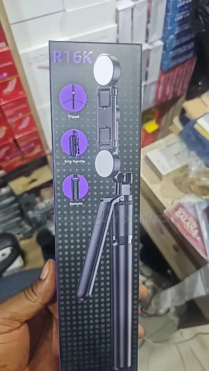 R16K and R16D Bluetooth Selfie Stick and Tripod Stand Is a 3-in-1