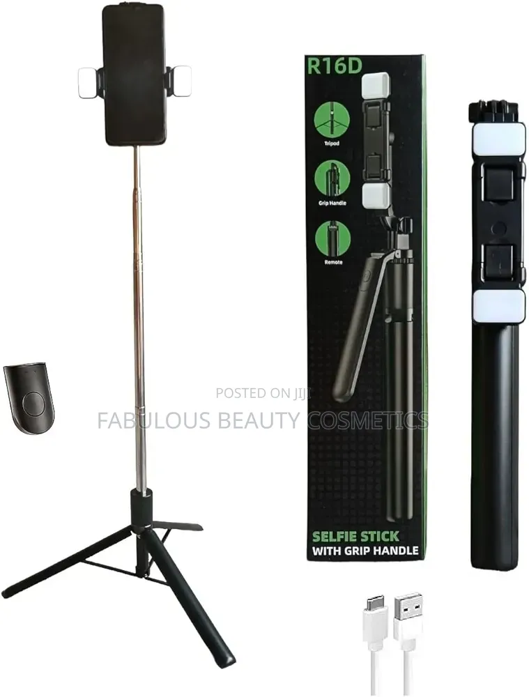 R16K and R16D Bluetooth Selfie Stick and Tripod Stand Is a 3-in-1